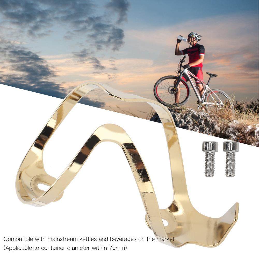 Lightweight Bike Bottle Cage Electroplating Water Cup Holder Bike Water Bottle Holder Bicycle Use