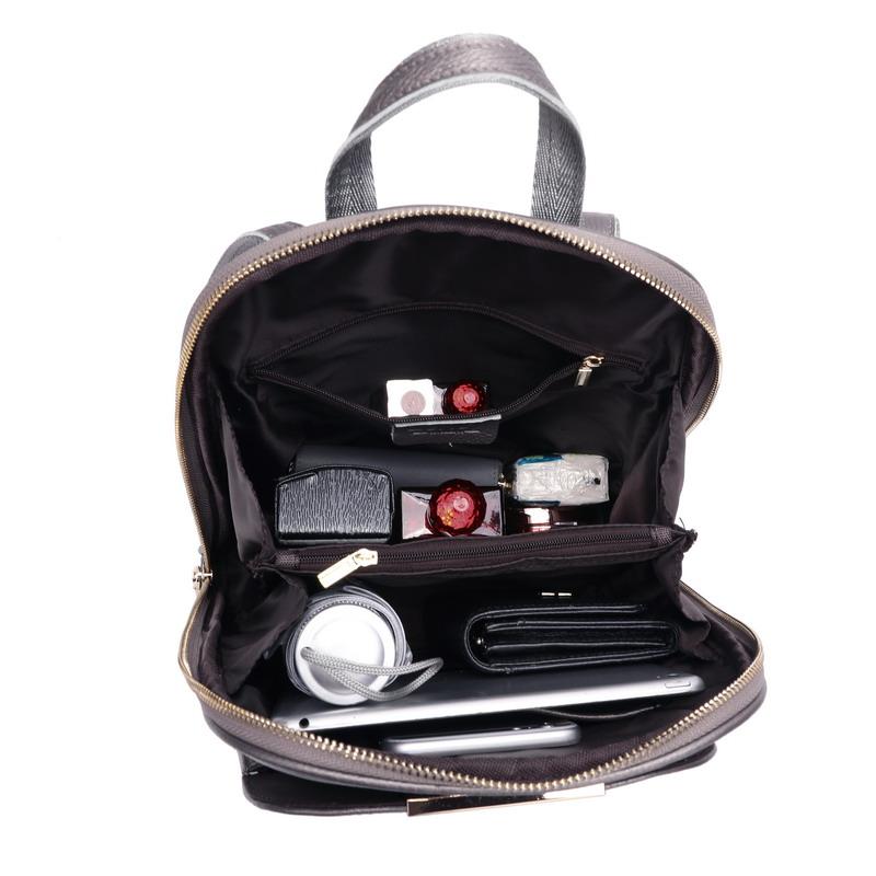 Женская сумка рюкзак из натуральной кожи