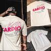 Мужская оверсайз футболка Hip Hop Streetwear С потертым ретро-принтом Для спортзала Фитнеса И Повседневного Спорта Из Мягкого Хлопка Унисекс Короткая