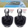 1 шт. Черная ручка переключения передач 5/6 скоростей с чехлом для Seat Altea 2004-2012/ Leon 2005-2012