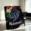 Custom Name Personalized Avatar Print Blanket, Home Decor, Bedroom, Sofa, Camping, Couch, Gifts for Birthday Christmas