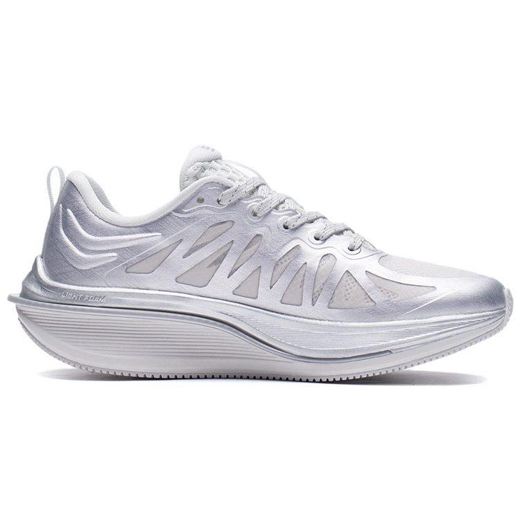 Li Ning WuShi 5S 2.0 Амортизирующие Низкие Беговые Кроссовки Женские Серебристо-Серые ARSS032-2