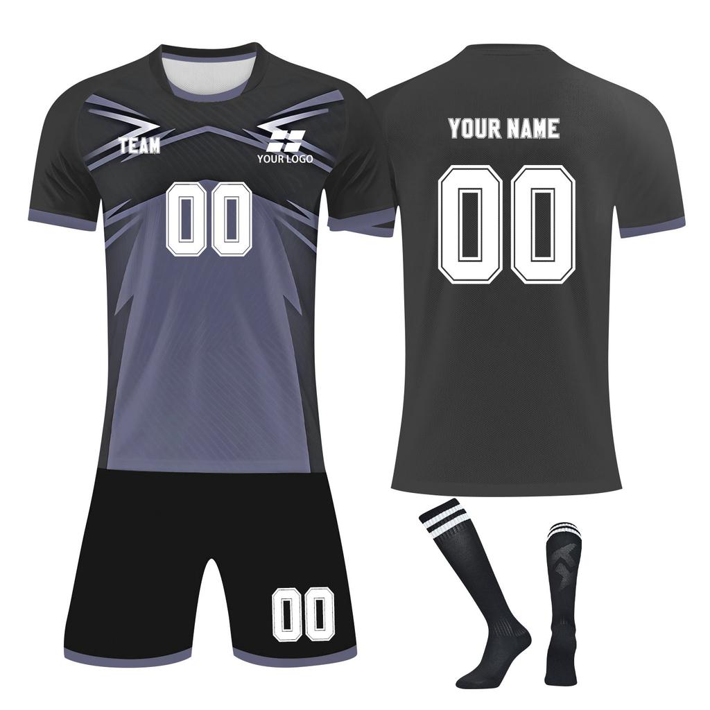 Personalised Shirts Kit Mens Girls With Name Number Custom Football Jerseys For Boys Training Suit