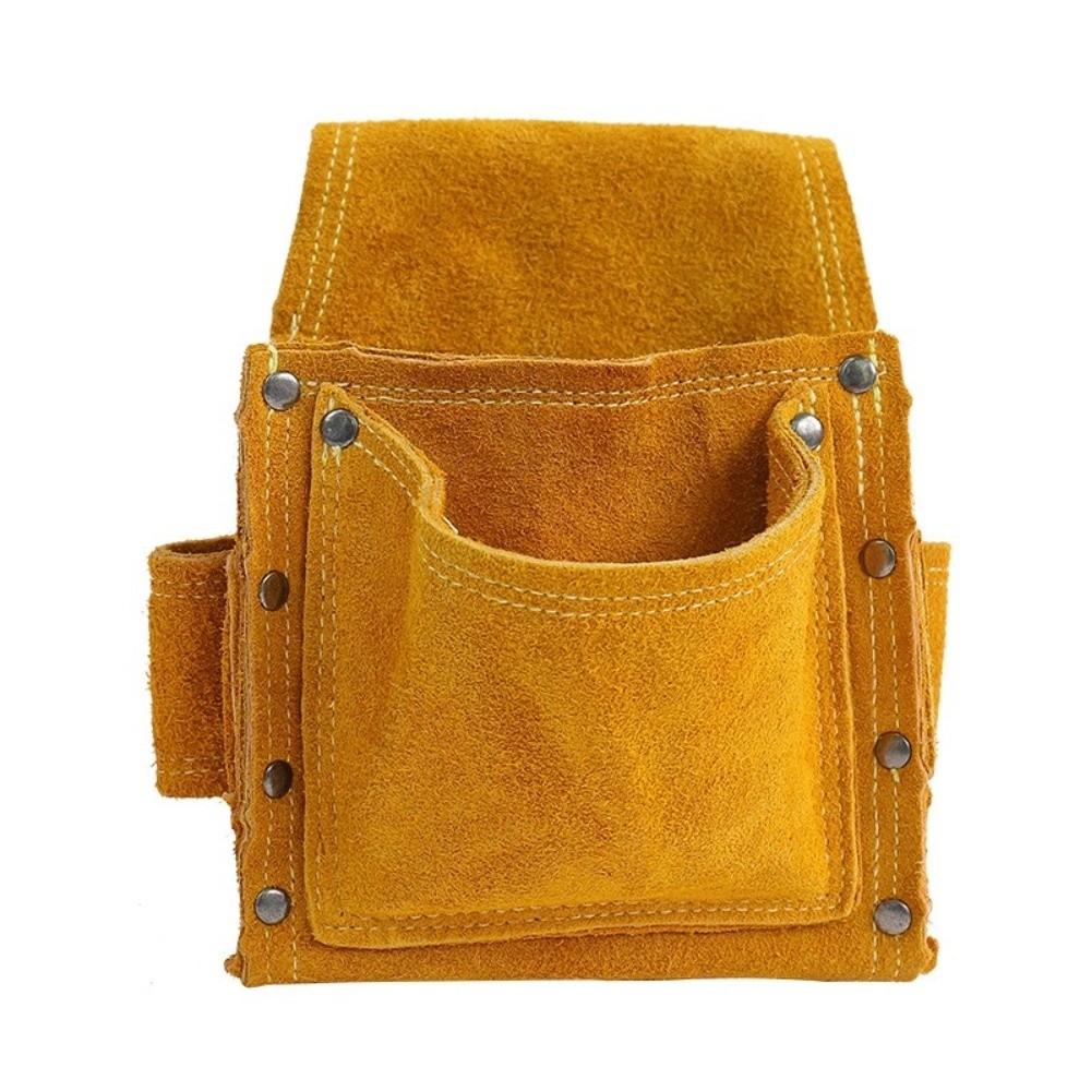 Yellow Tool Belt Portable Tool Pouch Bag Durable Nail Tool Pouch Construction