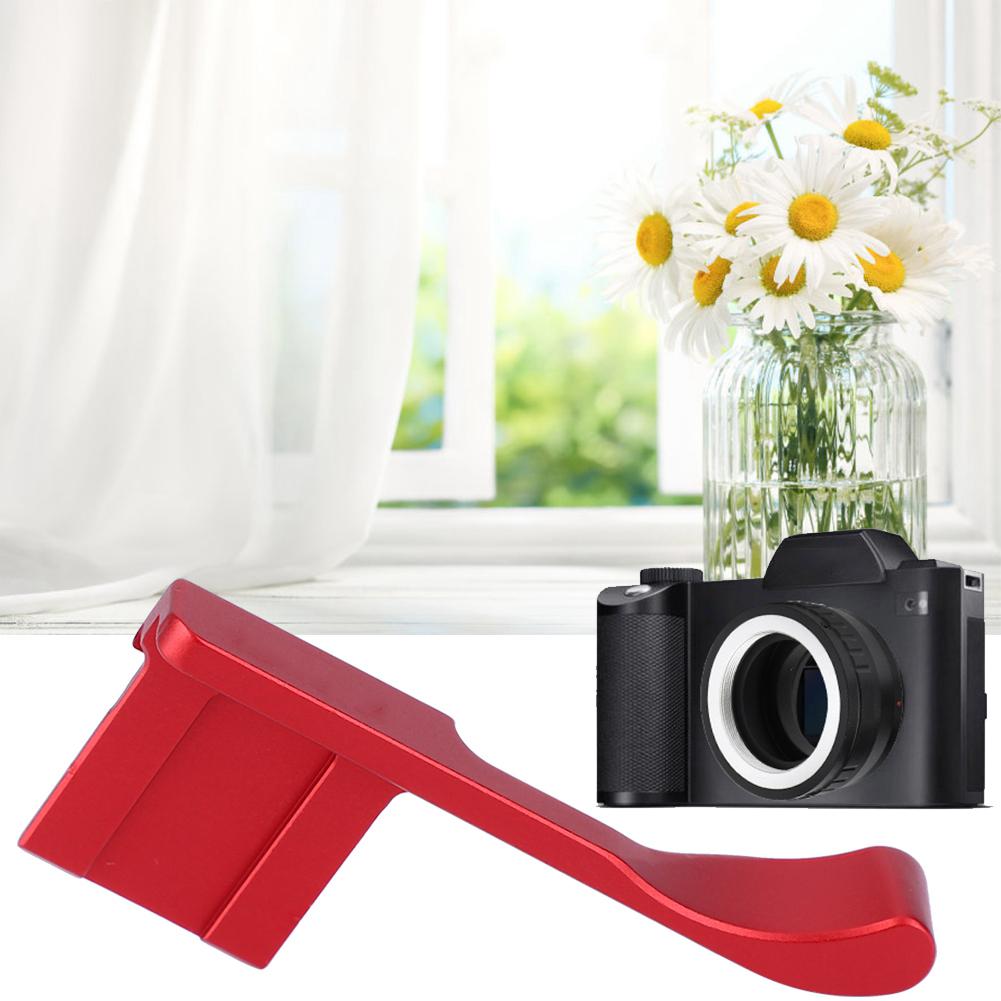 Aluminum Alloy Hot Shoe Thumb Up Hand Grip for Fuji X 100F 0T X Mirrorless Camera (Black)