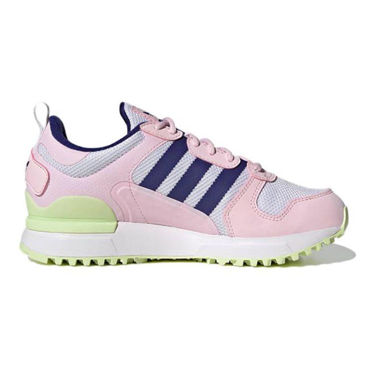 Adidas Originals ZX 700 Нескользящие Прочные Низкие Детские Кроссовки для Бега Детские Кроссовки для Бега Розовые Голубые GY3310