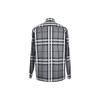 Burberry Мужская клетчатая эластичная хлопковая рубашка Серая/Белая/Черная 39835371