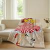 Lovely C-Candy Candy Girl Blanket Warm Soft Suitable For Bedroom Sofa Bed Living Room Office Travel Camping Gifts