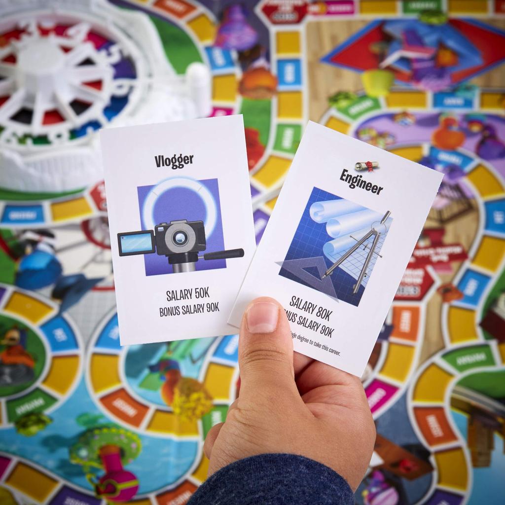 Hasbro THE GAME OF LIFE English Version The Game of Life Enjoy English Lessons While Playing