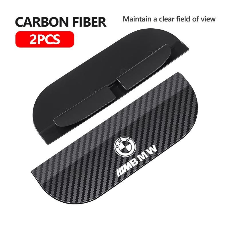 OOYR4 2pcs Car Rear View Mirror Shield Guard Rain Eyebrow Shade Cover For BMW M Performance Alpina M3 M5 M6 X1 X3 X4 X5 G20