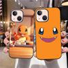 B-80 милый черный чехол Charmander для Samsung S24 S23 S22 S21 S20 FE S10 Lite Ultra S7 S8 S9 Plus A05S A11 A12 A13 A15 A22 A24 A25 A32 A52 A71 5G