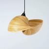 Подвесной светильник из бамбука для столовой, гостиной, кухни, подвесной светильник, креативный кофейный декор, светильник