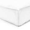Fitted Sheet - SERENA - 200x200 Cm - 100% Cotton - 25 Cm Pocket - White