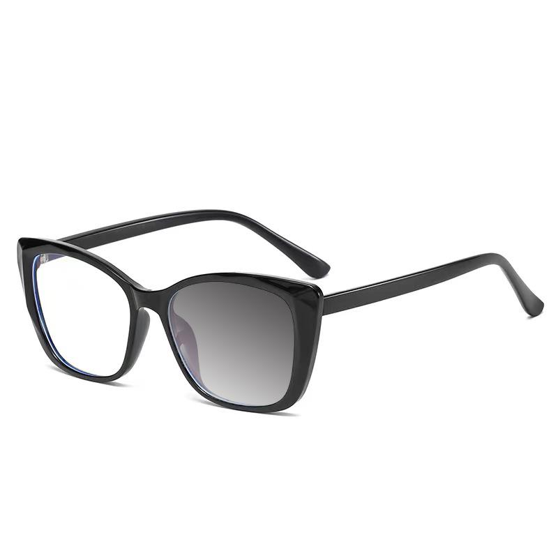 New Fashion Vintage Gradient Eyeglasses For Nearsightedness Anti Blue Light Myopia Unique Transparent Cat Eye Glasses Frame