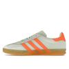 Adidas Gazelle Indoor Linen Green Solar Orange Женские кроссовки Gum IF6982