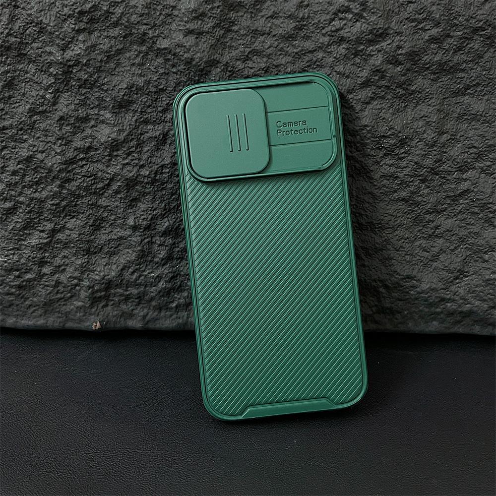 Роскошный чехол-слайдер с защитой камеры для MagSafe, бронированный чехол с магнитной полосой для iPhone 16 15 14 13 12 Pro Max Plus Mini 11, чехол для беспроводной зарядки