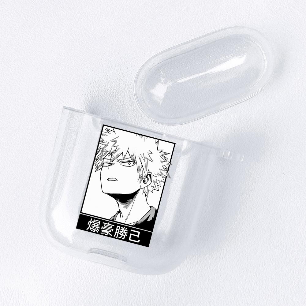 Аниме My Hero Academy фигурки прозрачный чехол для Airpods Funda Airpods 2/1 чехол Boku No Hero Academy мягкий чехол из ТПУ
