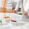 Контейнер для хранения продуктов в холодильнике, коробка для хранения фруктов со съемным дуршлагом, органайзер для холодильника для салата, ягод, овощей, для сохранения свежести