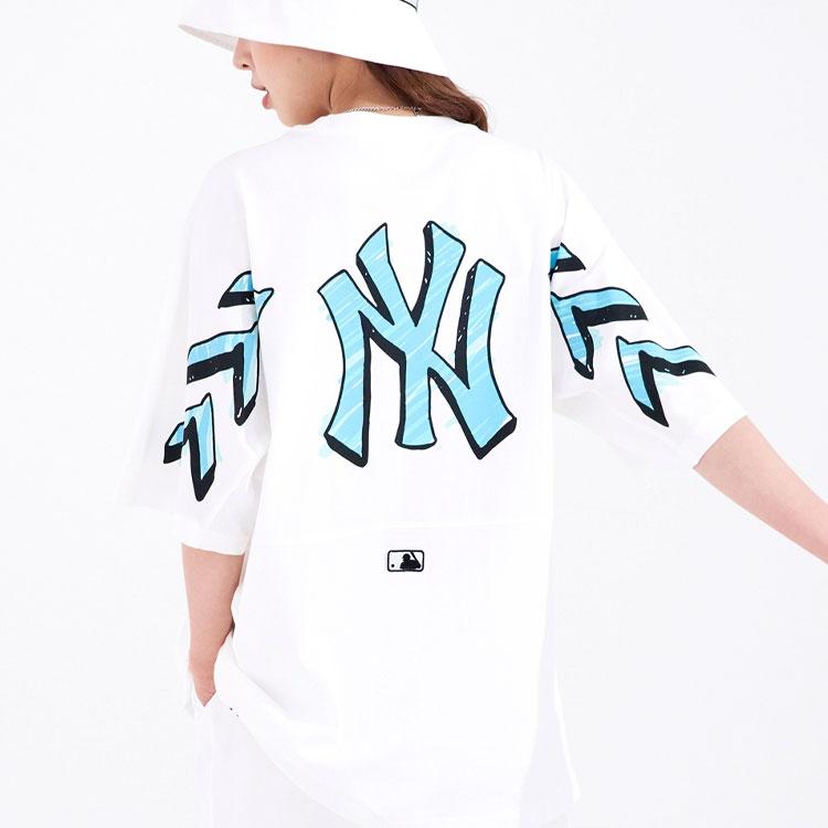 New MLB New York Yankees T Shirts Unisex White 3ATSS2023-50WHS