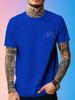 Unisex Simple One Line Bike Chest Print Cotton Crew Neck Short Sleeve T Shirt Cycling Lover Casual Outdoor Summer Daily Basic Top
