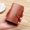 12 Card Slots Case Wallet Business Card Holder Cards Pack Genuine Leather Bank Card Clip Coins Credit Card Bag