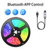 RGB 5050 Led Strip Light Bluetooth App Control 5V USB Led Tape Flexible Ribbon Diode Tape for Bedroom Garden Party Wedding