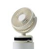 Rechargeable USB Mini Silent Clip Fan for Bedside, Dorm, and Desktop Use.