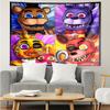 1PC Fnaf Character Collage K-pop music group Tapestry Accessories for Bedroom,Livingroom, dormitory Room Wall Decor Fan Birthday Gifts