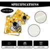 Summer Decorations Sunflower Table Runner Spring Summer Floral Bee Table Cover Summer Sunflower Decor Spring Summer Decorations for Home Party