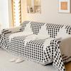 Plush Geometric Blanket Sofa Towel Cover One-piece Type Universal Four Seasons Non Slip Sofa Cushion Cover Full Wrap Cloth Towel