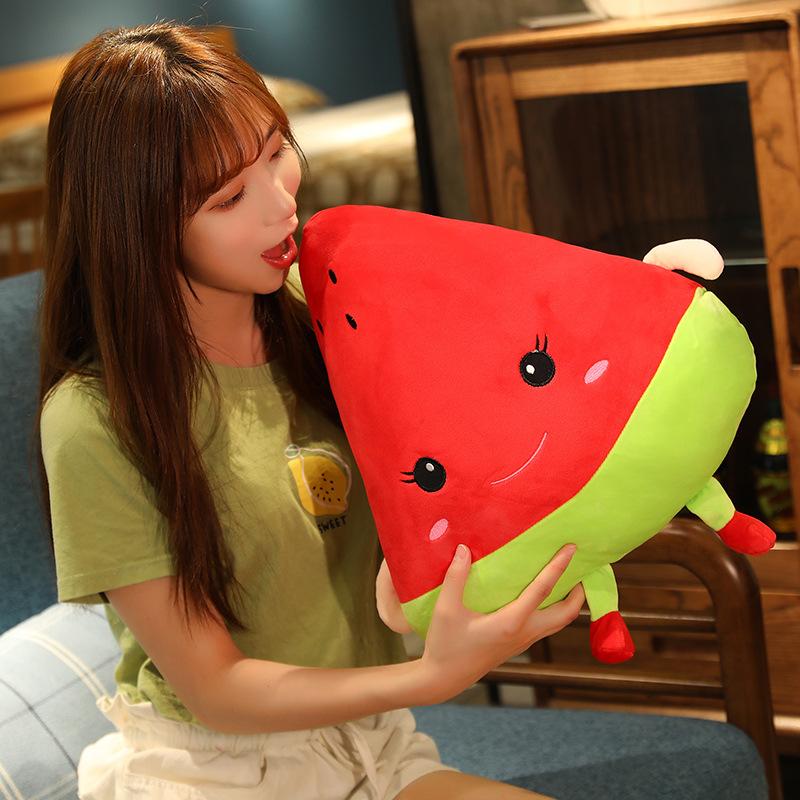 Новая милая фруктовая персиково-яблочная подушка-плюшевая кукла, креативные детские игрушки