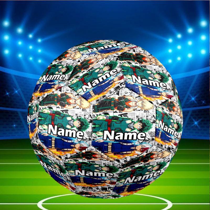 Custom Name Personalized Jujutsu Kaisen Print Size 5 Soccer Ball Training & Match Football, for Team, Kicking, Gift for Football Enthusiasts