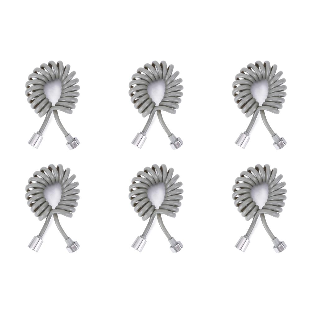 5-1 шт. 2/3/4 м Телефонная линия Душевой шланг Пластиковый шланг для водопровода Защита от перекручивания Мягкий шланг Трубка для туалета Биде Шатаф Распылитель