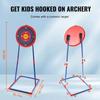 For Kids Bow and Arrow Set - 2 Pack Archery with 20 Suction Cup Arrows, Targets & Soft Bullets - Outdoor Toy for Ages 6+
