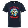 Summer Men's High-quality LOS POLLOS Hermanos Fun Printed T-shirt 2025 Summer Printed 100% Pure Cotton Loose Casual T-shirt