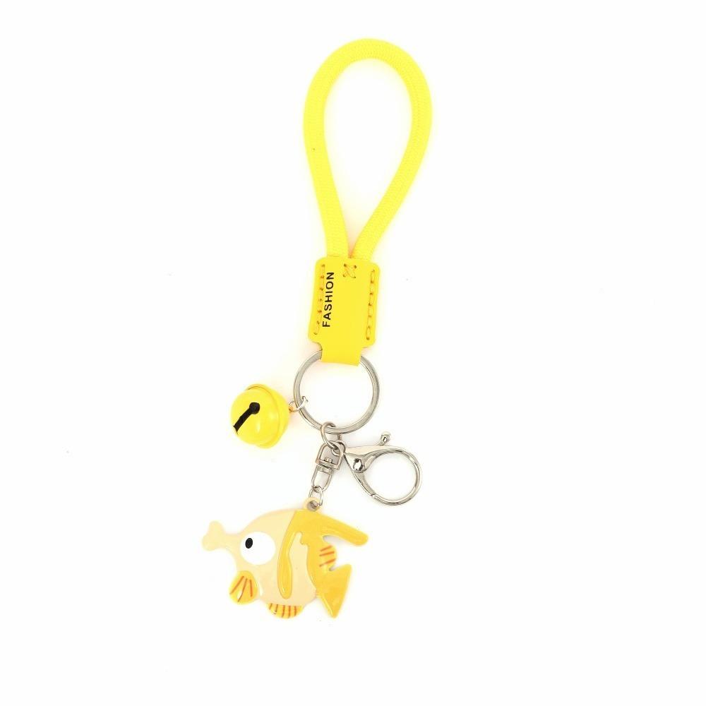 Wrist Strap Clown Fish Key Chain Anti-lost Anime Cartoon Key Charm Jewelry Accessories