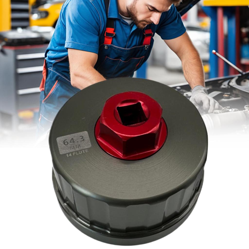 Oil Filter Wrenches Car Oil Filter Wrench Socket Tool Lightweight Kit Ergonomic Accessories Cap for RV Motorcycle Automotive