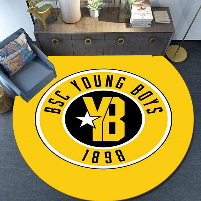 Young Boys pattern round rug,Carpet Rug for Living Room Bedroom Playroom ,Non-slip Floor Mat,Holiday Gifts and Birthday Gifts.