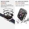 Glass+Metal Case For Apple Watch Ultra 49mm Accessories Protector Bumper Tempered iwatch series 8 7 se 45mm 41mm 44mm 40mm cover