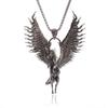 Retro G Skull Necklace Men's Dark Unique Niche Style Punk Exaggerated Death Demon Fashion Pendant