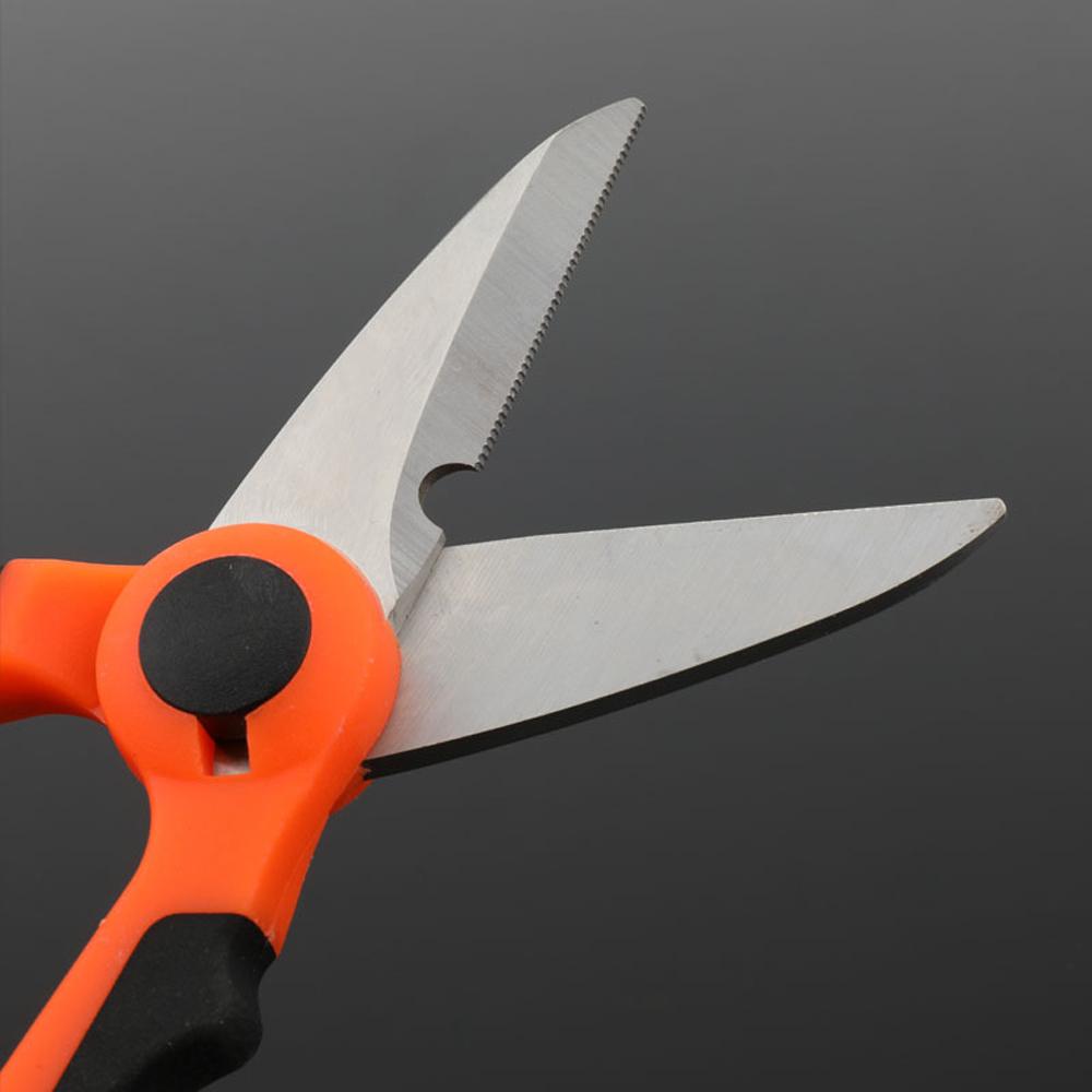 Новые ножницы для рыбалки из высокоуглеродистой стали, ножницы электрика, бытовые ножницы для зачистки проводов, инструменты для резки тканей, бумаги, кабеля
