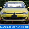 Передняя решетка противотуманной фары, накладка для Volkswagen VW Golf 8 MK8 Pro R, передний бампер, накладка, обвес, сплиттер, диффузор