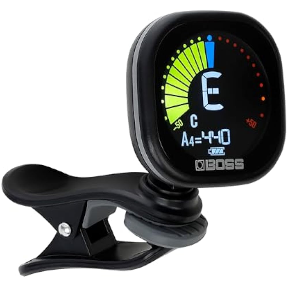 BOSS TU-05 Boss Clip Tuner, Large Color Display, Up to 10 Hours of Continuous Use, Auto Power Off...