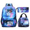 Новый мерч по игре Astro bot, печать, школьный рюкзак для начальной и средней школы, внешняя торговля, досуг, детский пенал, сумка для ланча