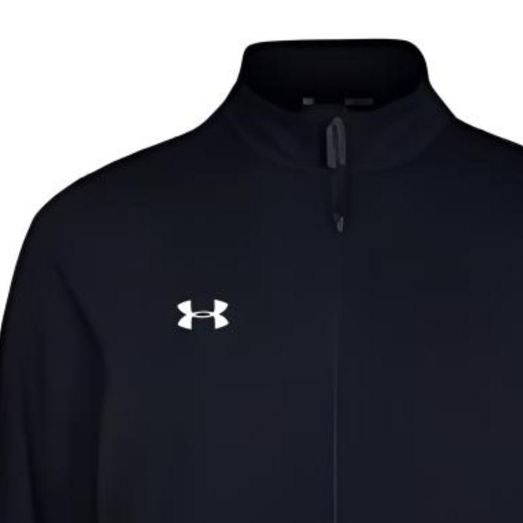 Under Armour Спортивная серия Женская тренировочная куртка с логотипом и принтом для активного отдыха Повседневная спортивная куртка на молнии Куртки унисекс Черная 24500402-001