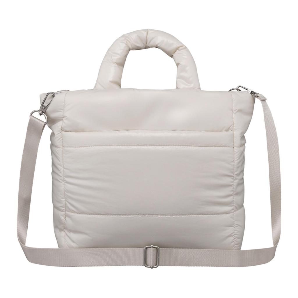 The North Face Сумка-тоут из нейлона с логотипом Plumpy Женские сумки-тоут Кремово-белый NN2PQ60K
