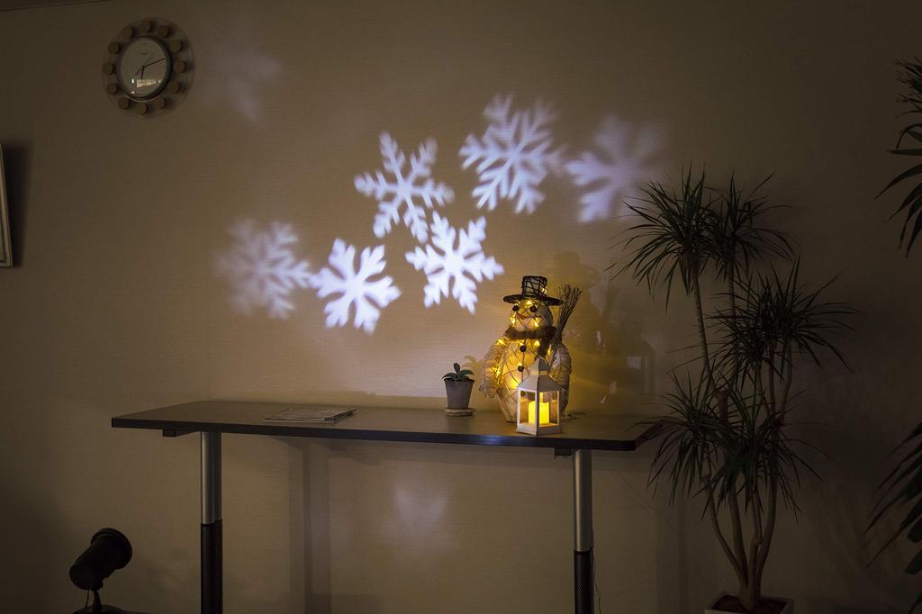 Takasho Low-Voltage Garden Motion Projector Snowflake LGL-PR01
