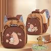 Kindergarten Capybara Schoolbag Children's Bags Go Out Capibala Small Backpack Girls and Boys Contrast Shoulder Bags.