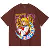 230 г/м² 100% хлопок Sailor Moon V8 Принт Минако Унисекс Тяжелая хлопковая футболка