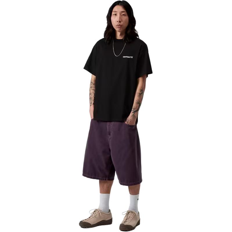 Carhartt WIP FW25 Архивные линии Свободный крой Удобная Повседневная Графическая Футболка с коротким рукавом Мужские топы I036003-89-XX